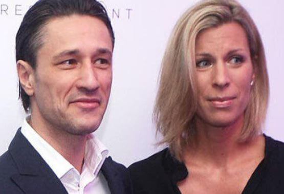 Kristina Kovac with her husband Niko Kovac.
